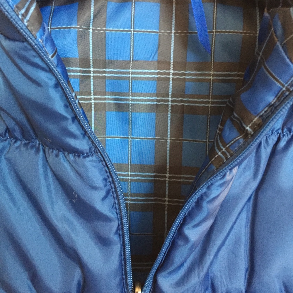 Merona reversible quilted vest, size M